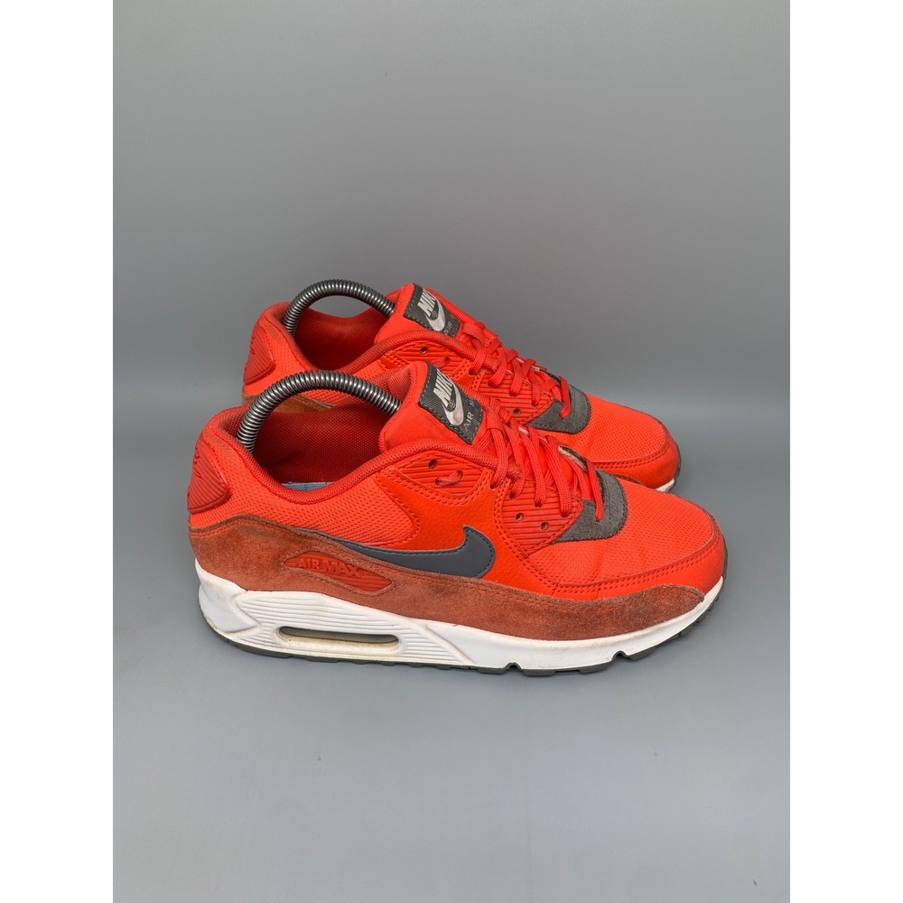 Nike Air Max 90 Bright Crimson Running Shoes 325213-801 Women's Sz 9